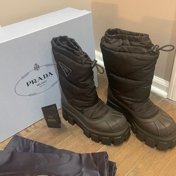 Monolith Nylon Prada Boots - Picture 2 of 7